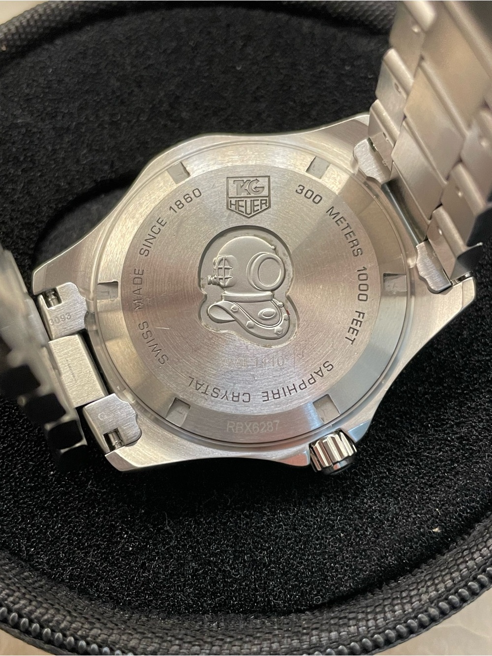 Tag Heuer Aquaracer Black Dial Quartz Watch WAF1110.BA0800 - Picture 8 of 11